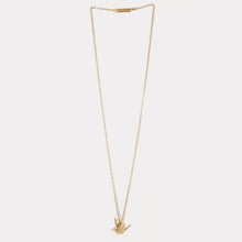 Load image into Gallery viewer, Tsuru Crane Pendant (Gold plated)