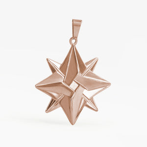 Sempū Vortex Pendant (Rose gold plated)