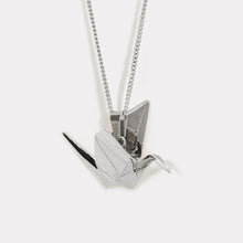 Load image into Gallery viewer, Tsuru Crane Pendant (Stainless steel)